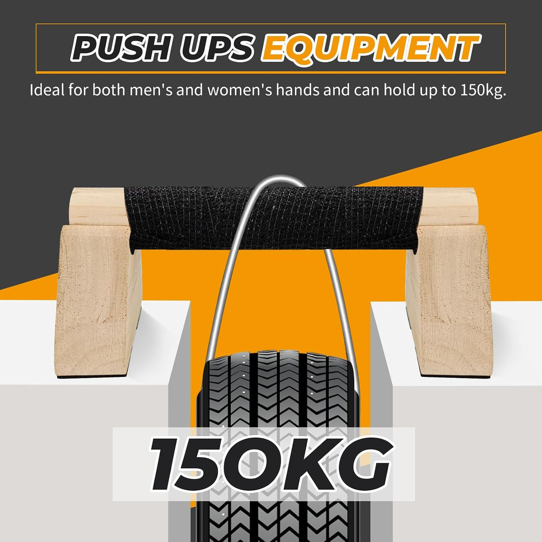 Parallettes Push Up Bars Holz, Push Up Bars für Handstand Training, Mini Griff Pumpen für Männer Bro