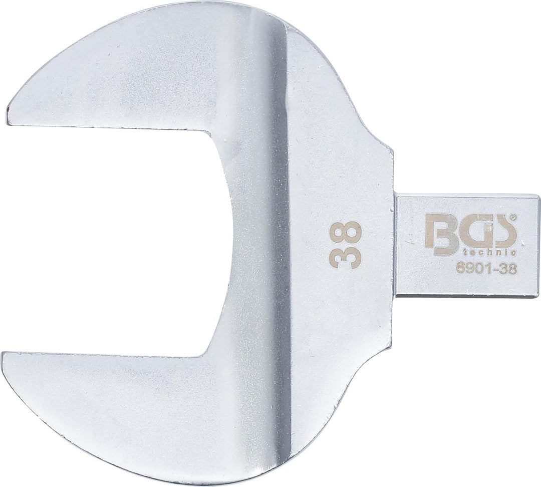 BGS 6901-38 | Einsteck-Maulschlüssel | 38 mm | Aufnahme 14 x 18 mm, 38 mm
