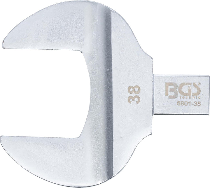 BGS 6901-38 | Einsteck-Maulschlüssel | 38 mm | Aufnahme 14 x 18 mm, 38 mm