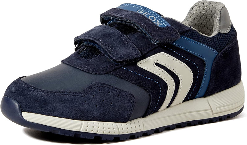Geox Herren J Alben Boy E Sneaker 31 EU Navy Dk Avio, 31 EU Navy Dk Avio