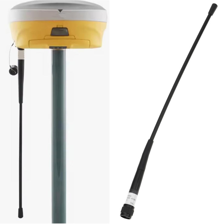 The Lord of the Tools 430-450 MHz TNC-J Empfänger-Antenne QT440A, kompatibel mit Stonex, kompatibel