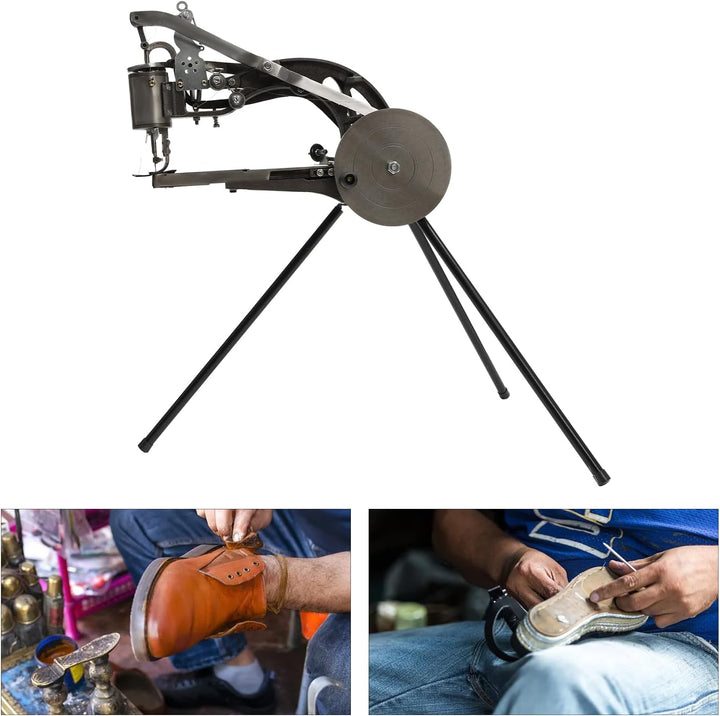 Schuhreparaturmaschine Manuell Schuhmacher Metall Sattle Spezial Nähmaschine Handnähmaschine 360° St