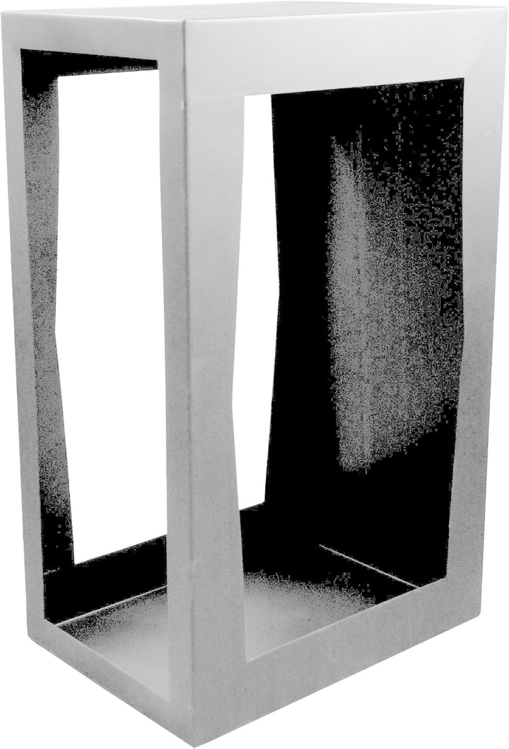 Yerd Holzbox: stabiles Kaminholz-Regal 80x50x35cm Corten-Stahl oder Stahl schwarz, verschweisst, sta
