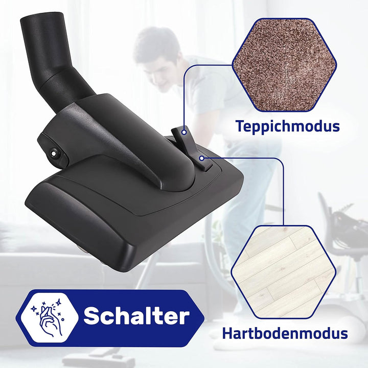 Staubsaugerdüse Ø35 mm 7253820 Staubsauger Aufsatz Bürste für Miele Passt zu Vielen Modellen Garanti