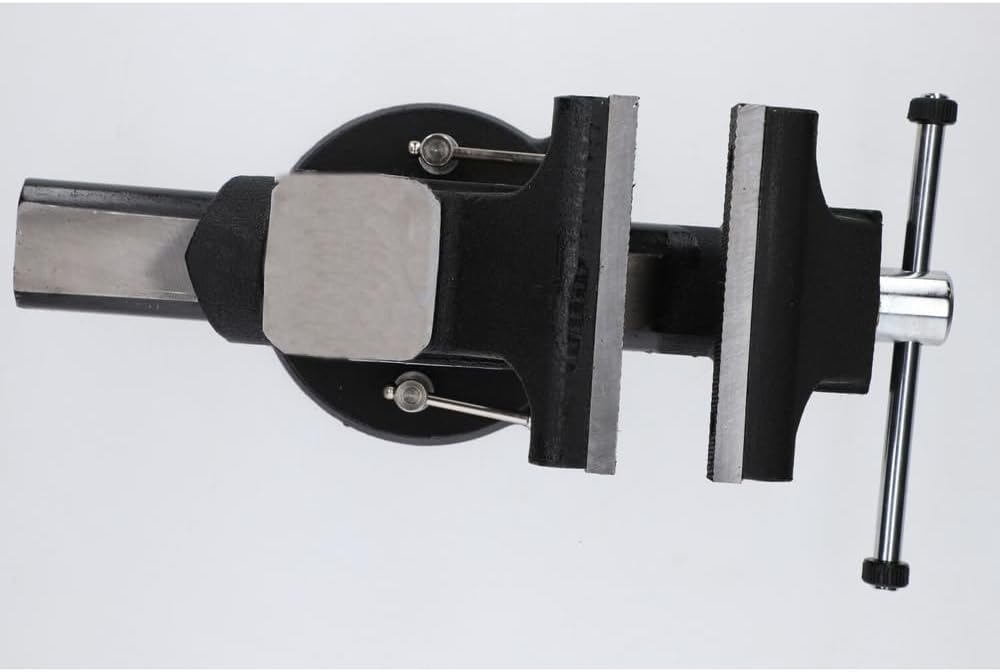 KS Tools 914.0148 Schraubstock mit Parallelbacken, 200 mm, weiss