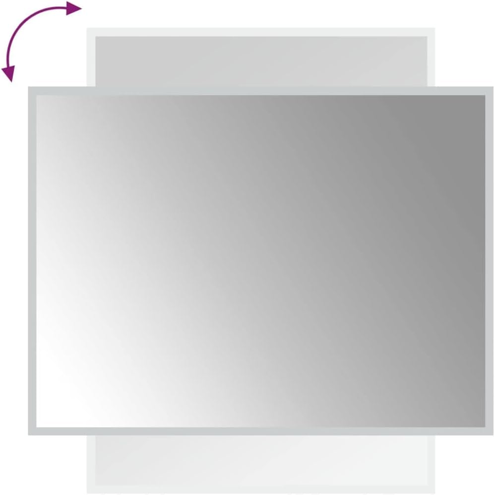 vidaXL LED Badspiegel Beleuchtung Wandspiegel Lichtspiegel Badezimmerspiegel Bad Spiegel Badezimmer