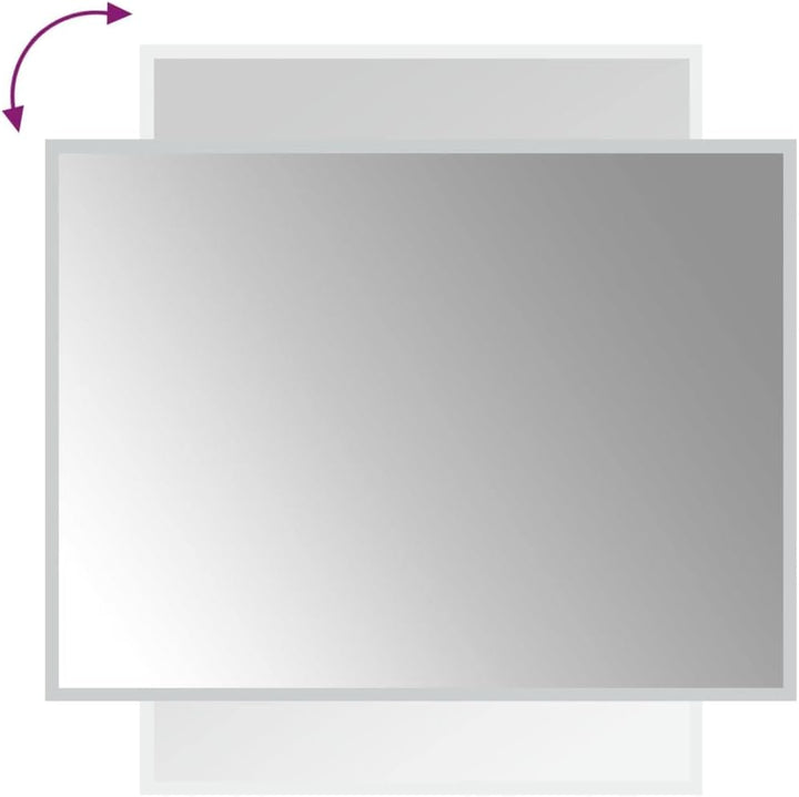 vidaXL LED Badspiegel Beleuchtung Wandspiegel Lichtspiegel Badezimmerspiegel Bad Spiegel Badezimmer