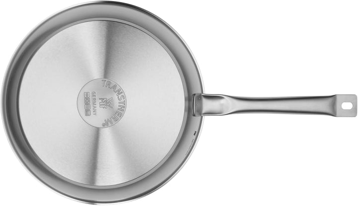 WMF Gourmet Plus Bratpfanne 28 cm, Edelststahlpfanne Induktion unbeschichtet, mattiert, spülmaschine