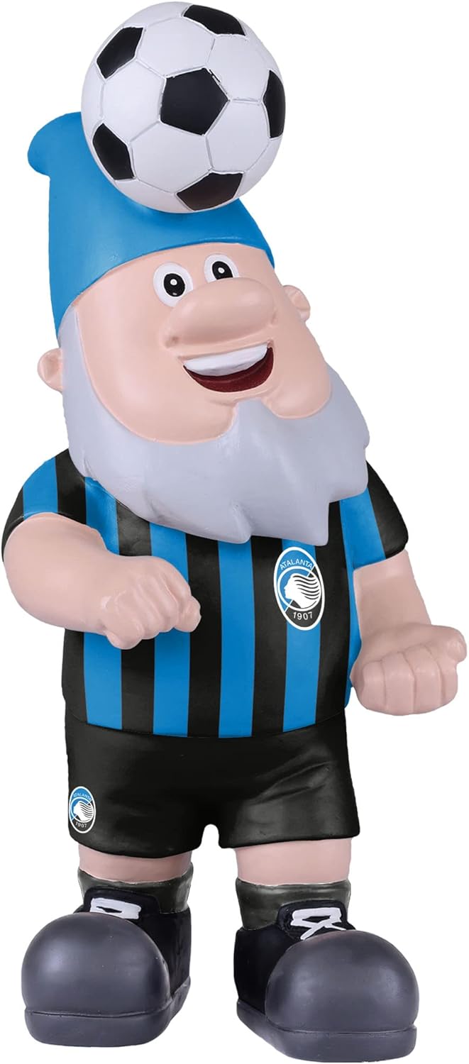 FOCO Offizielles Lizenzprodukt Atalanta BC Fussball-Gartenzwerg beim Kopfball, Atalanta Bc