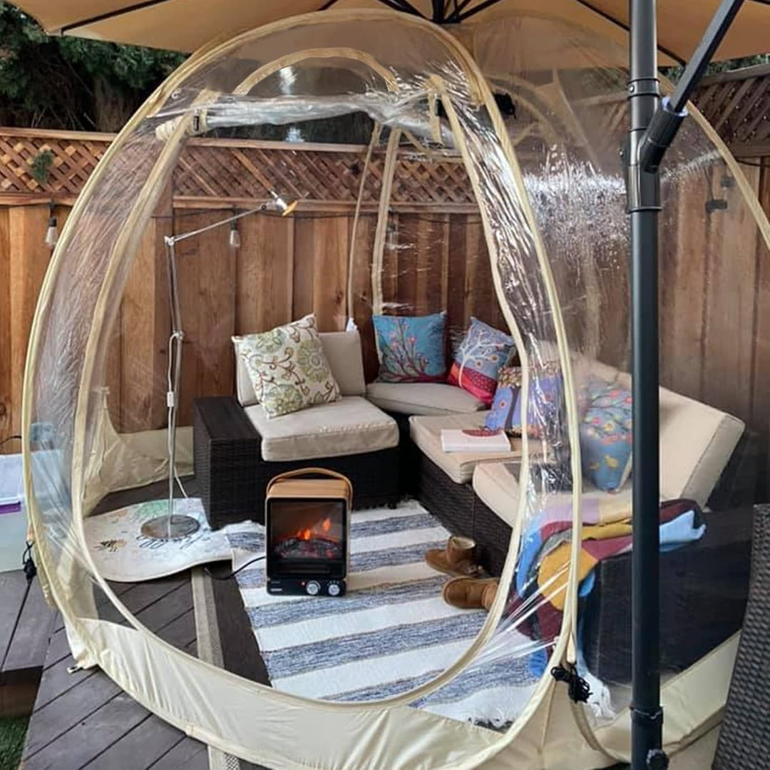Alvantor Pop-Up-Bubble-Zelt, Instant Iglu-Zelt für 2 bis 3 Personen, Sichtschutzhaus für Terrasse, g