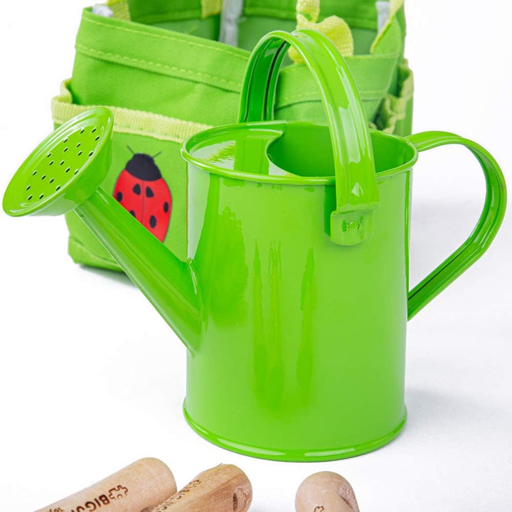 Bigjigs Toys Kleine Tragetasche mit Gartenwerkzeugen