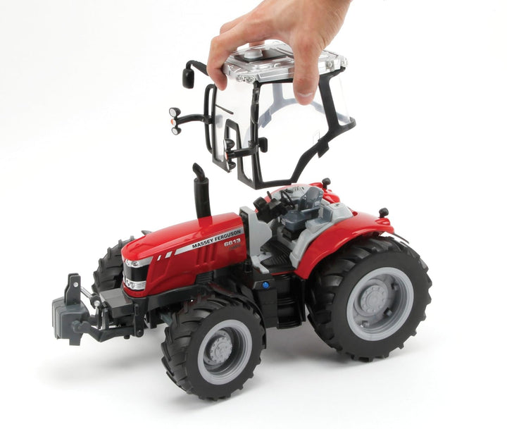 Britains Tomy Massey Ferguson 6613 - Kinder Traktor mit höhenverstellbarer Heckhydraulik - hochwerti
