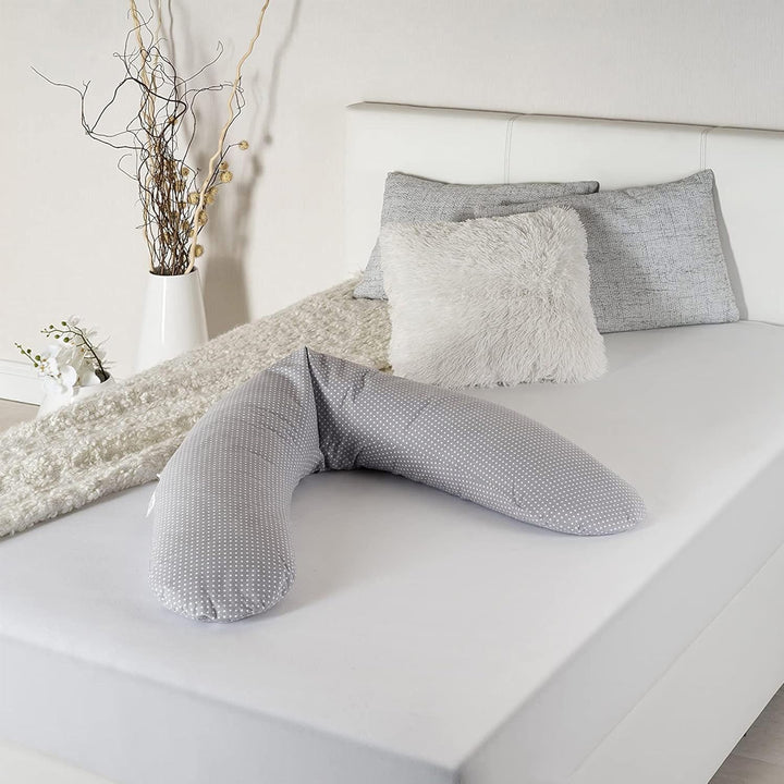 Theraline Stillkissen & Schwangerschaftskissen Dodo Pillow Premium - 180 cm inkl. Bezug aus Baumwoll