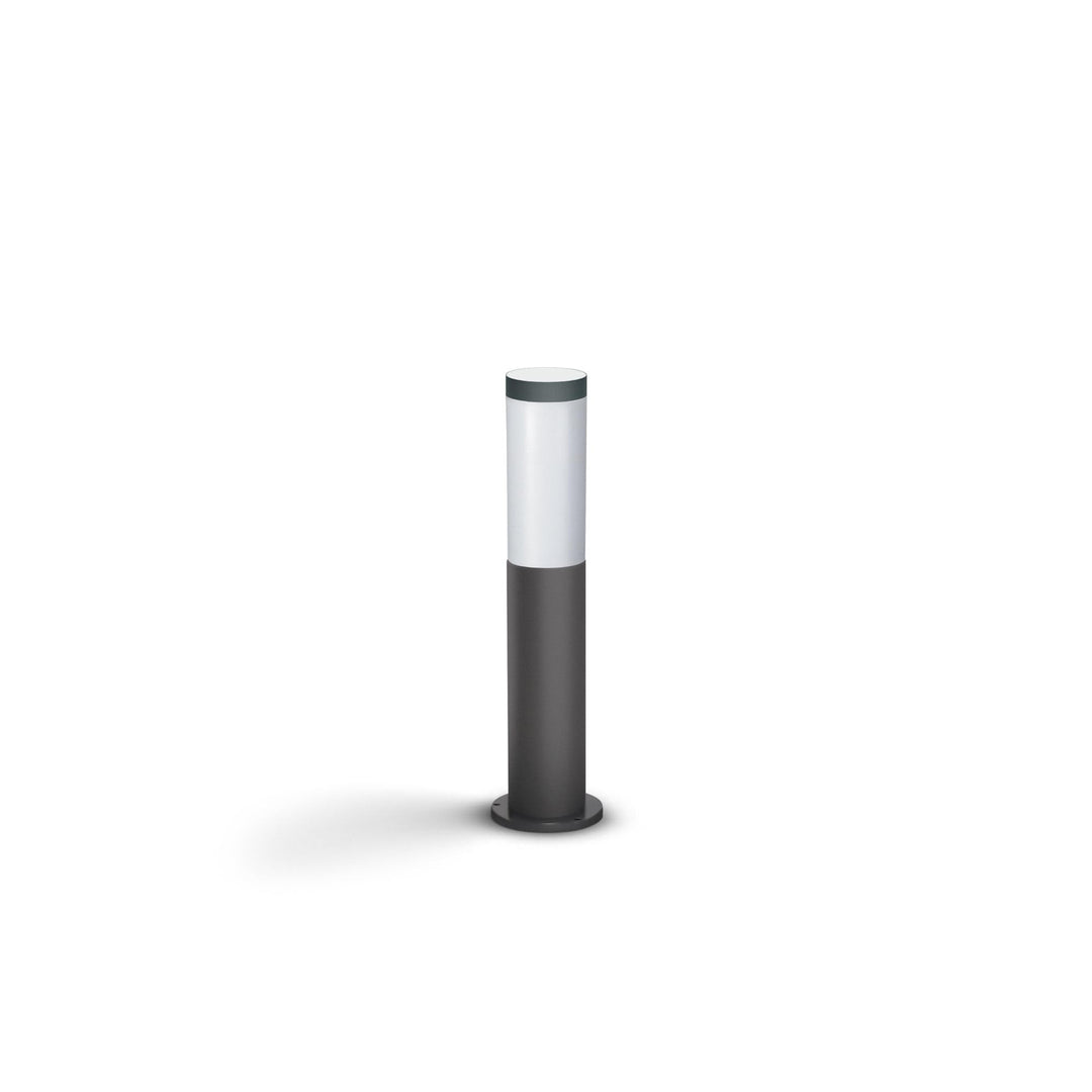 Philips Outdoor LED Sockelleuchte Utrecht, für den Aussenbereich, Anthrazit, 60W, IP44 Schutzklasse,