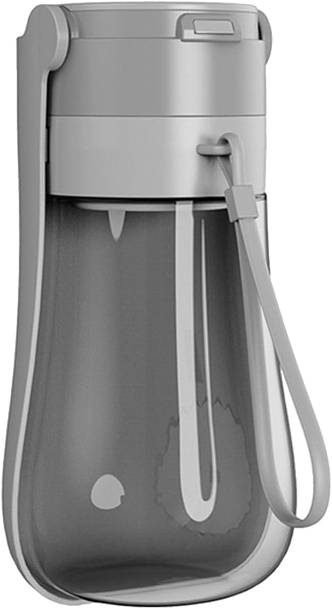 Maelson Snuggle Kennel anthrazit 52 cm + Trinkflasche - Transportbox und Reise Wasserflasche für Hun
