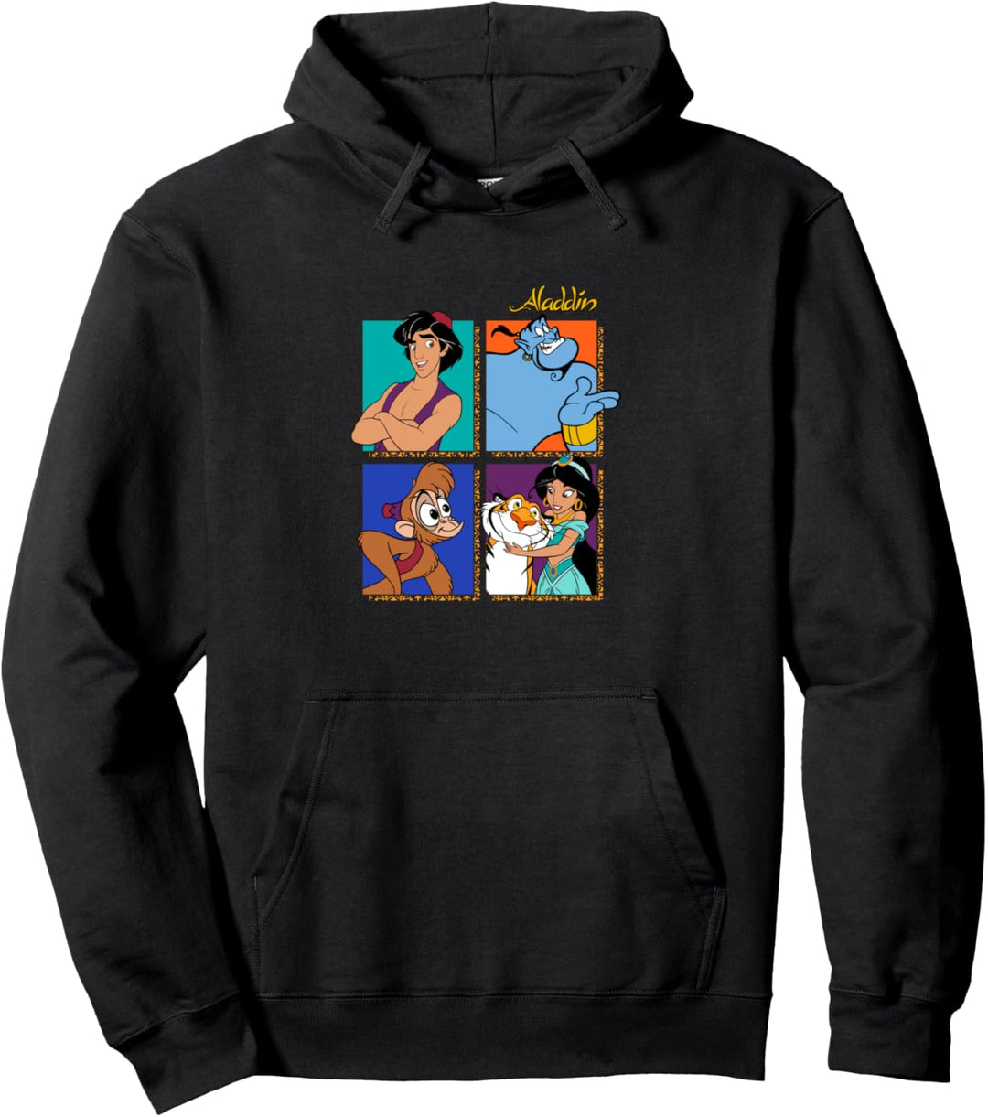 Disney Aladdin Group Shot Box Up Pullover Hoodie