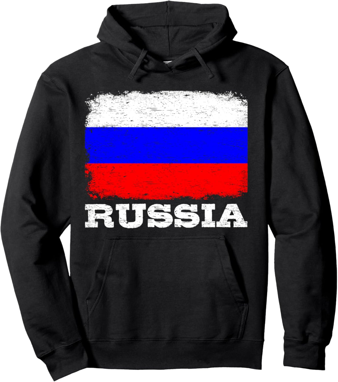 RUSSLAND FLAGGE Geschenk Russland Fahne für Russen Pullover Hoodie