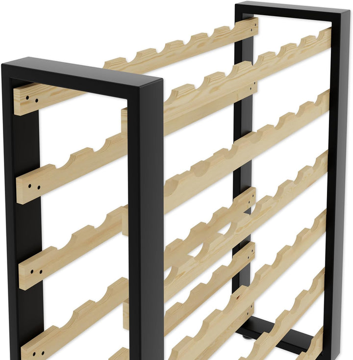 Lenmar Serie RW Weinregal aus Holz für Flaschen, LOFT, Flaschen, Wein, Flaschenregal, Kellerregal, R