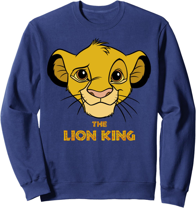 Disney The Lion King Simba Big Face Logo Sweatshirt