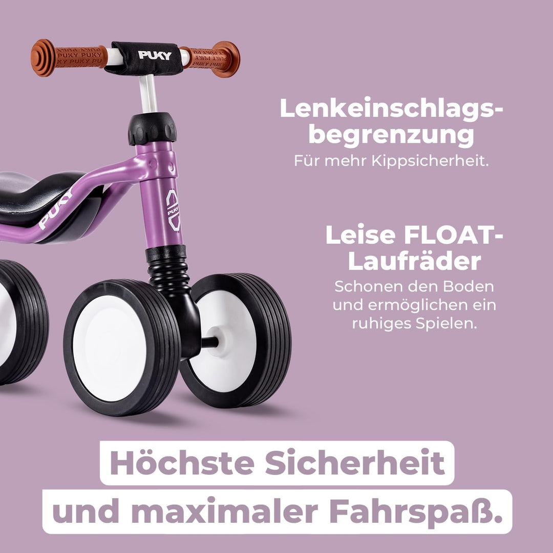 PUKY WUTSCH Perky Purple | Lauflernrad ab 1 1/2 Jahren | Lauflernhilfe Kinder | Lauflernwagen Indoor