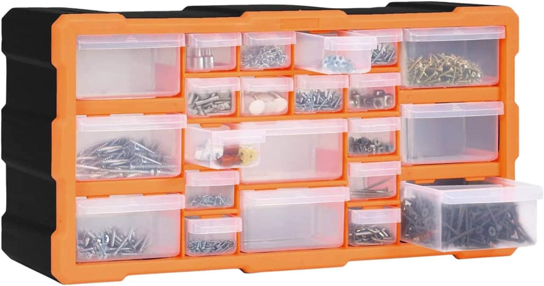 Tidyard Multi-Schubladen Organizer Werkzeugschrank aus schlagfestem Kunststoff Mit Schubladen,Sortie