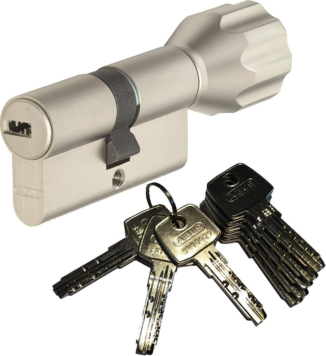 ABUS EC550 Profil-Knaufzylinder Länge Z60/K40mm 8 Schlüssel