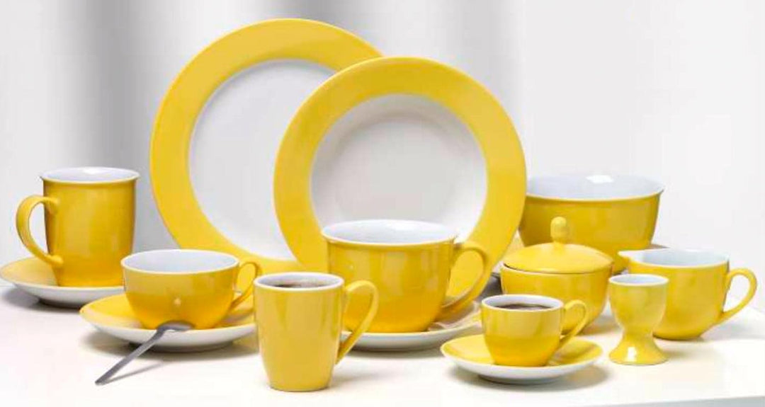 Ritzenhoff & Breker Doppio Müslischalen ø 14 cm, 6er Set, Schalen mit farbiger Aussenseite, Buntes M