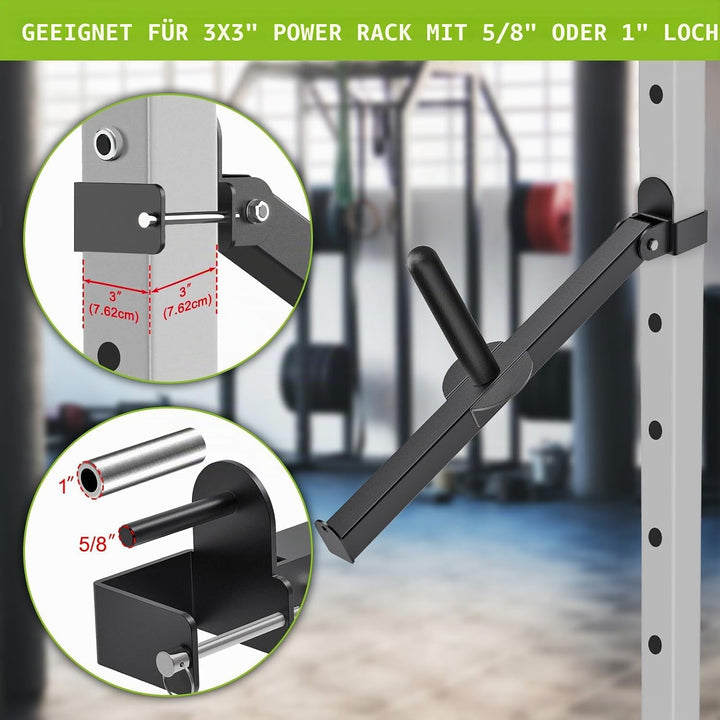 Kipika Gürtel Kniebeugen Befestigung für Power Racks und Käfige, passend für 3x3 Power Cage Squat Ra