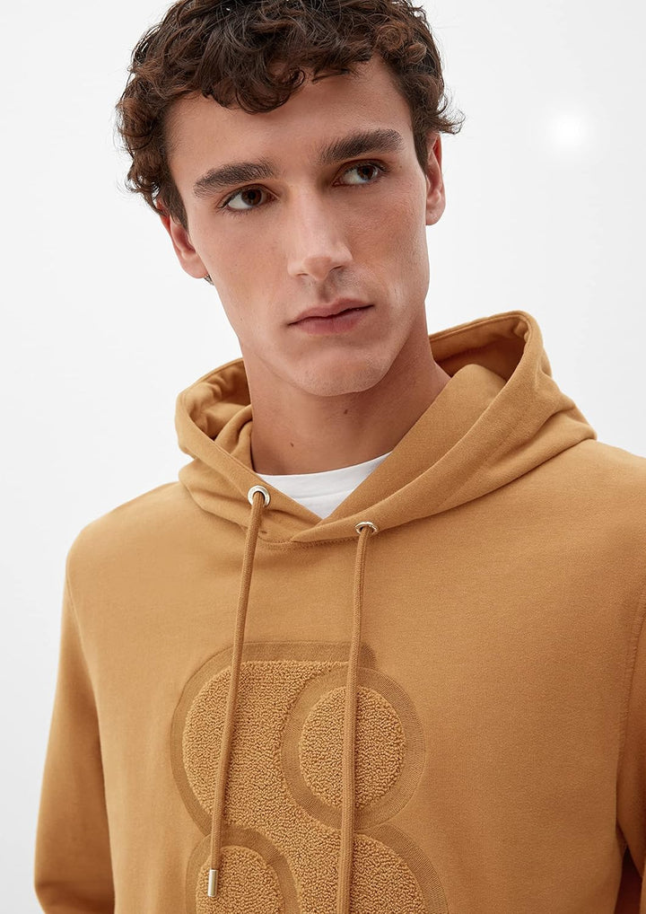 s.Oliver Herren Sweatshirt Langarm S Brown, S Brown