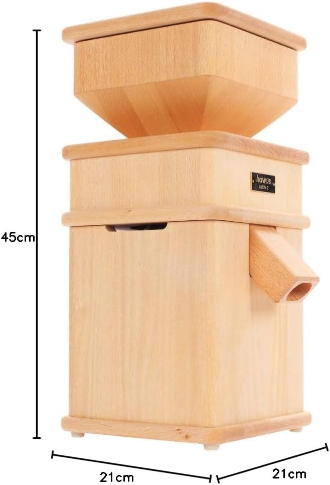 hawos Mühle 2 Elektrische Getreidemühle aus Buche Vollholz mit 600W Leistung der Firma hawos Kornmüh