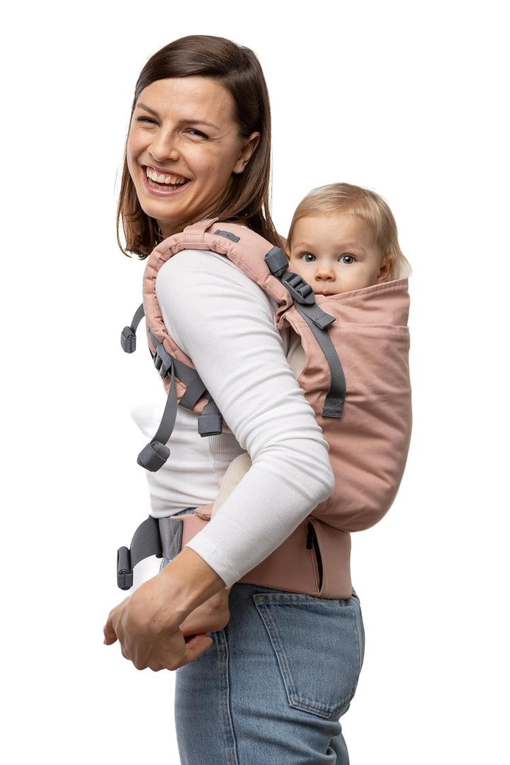Boba X Babytrage Neugeborene ab Geburt (3-20 kg) - Hüftfreundliche Baby- & Kindertrage mit verstellb