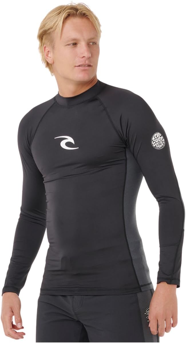 Rip Curl 2026 Männer Waves Perf Long Sleeve Vest 16FMRV - Black, S