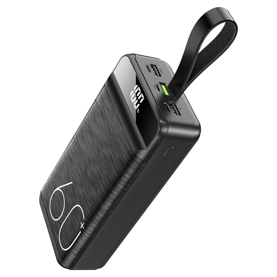 Power Bank 50000mAh,Powerbank klein Aber stark (USB C Ausgänge& Eingang) Externer Handyakkus mit Sch