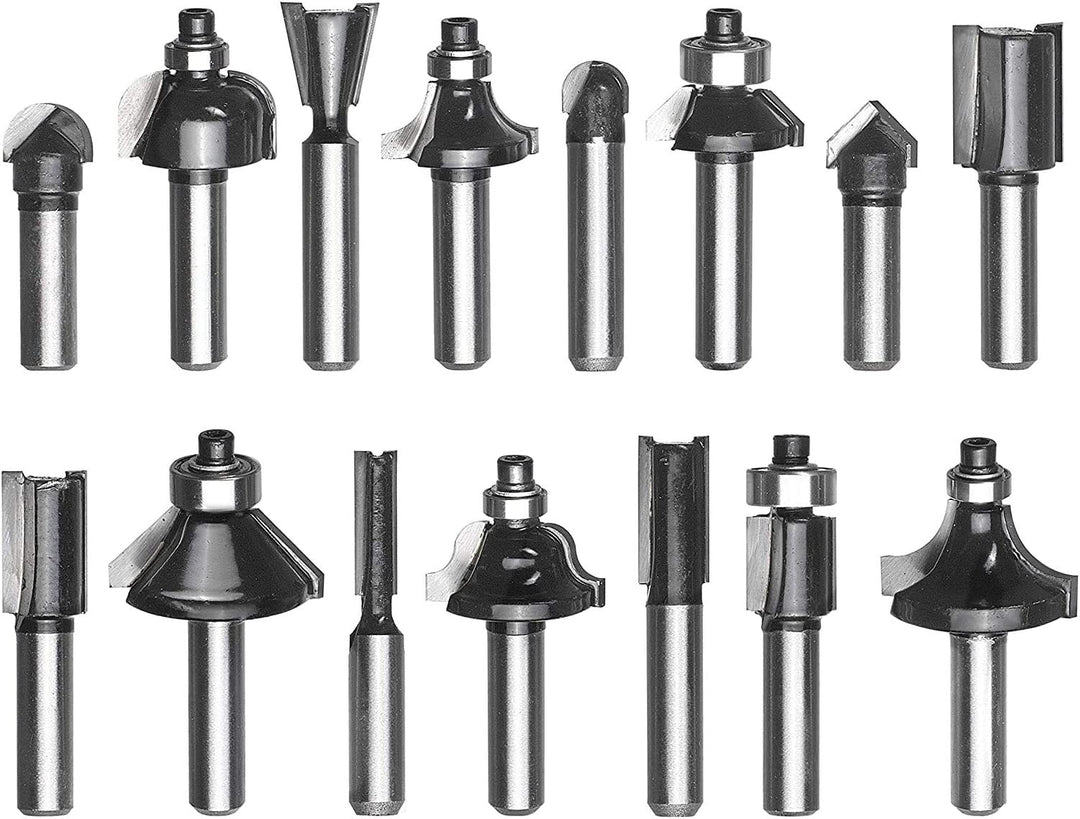 Einhell Oberfräse TC-RO 1155 E (1100 W, Ø 6 und 8 mm, Drehzahlregelung, Parallelanschlag, Absaugadap