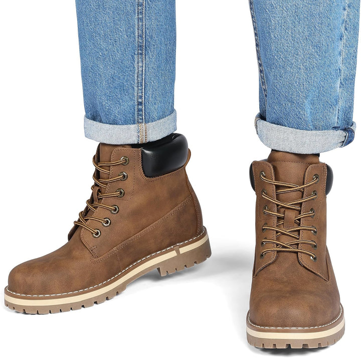 Bruno Marc Winterschuhe Herren Winterstiefel Jungs Warm Gefüttert Schneestiefeletten Kurzschaft Arbe