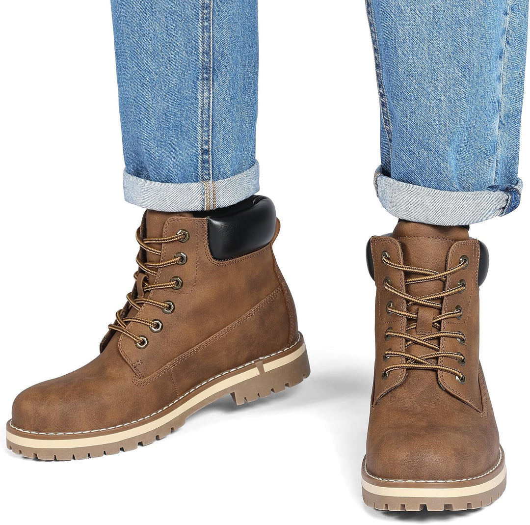 Bruno Marc Winterschuhe Herren Winterstiefel Jungs Warm Gefüttert Schneestiefeletten Kurzschaft Arbe