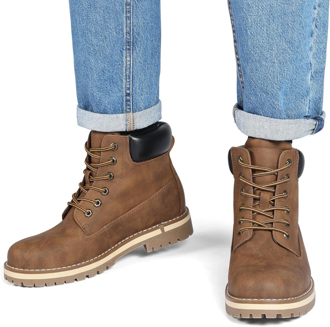 Bruno Marc Winterschuhe Herren Winterstiefel Jungs Warm Gefüttert Schneestiefeletten Kurzschaft Arbe