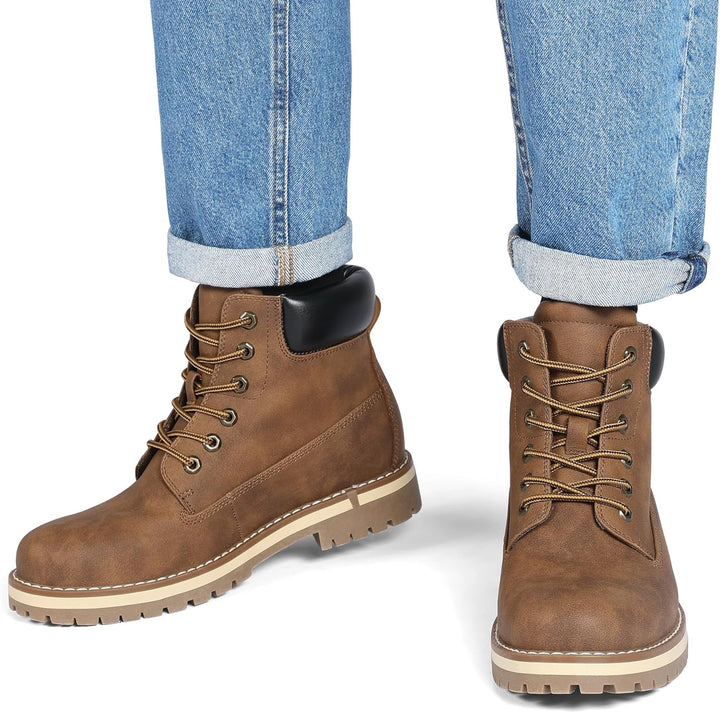 Bruno Marc Winterschuhe Herren Winterstiefel Jungs Warm Gefüttert Schneestiefeletten Kurzschaft Arbe