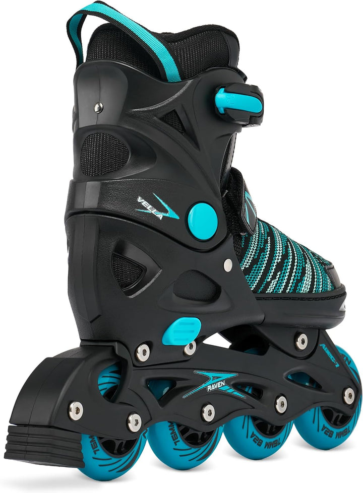 RAVEN Inline Skates Inliner für Kinder und Erwachsene OPTIONAL 2in1 mit Schlittschuhen verstellbar 4