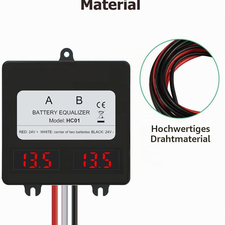 SolaMr 24V Batterie-Equalizer 2x12V Batterie Ausgleicher Battery Balancer Equalizer für Gel/Hochwass