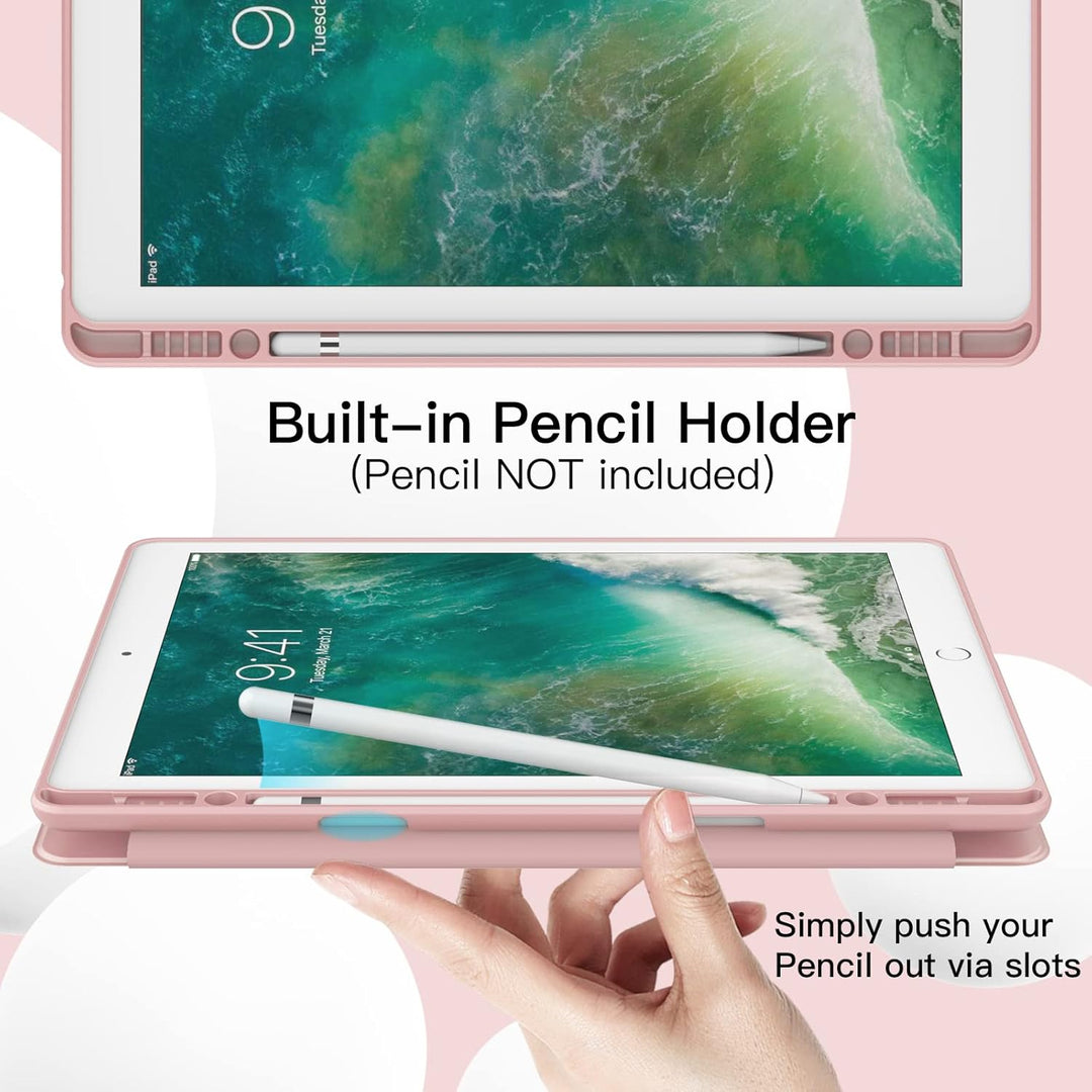 JETech Hülle für iPad Pro 12,9 Zoll (Modell 2015/2017, 1./2. Generation) mit Stifthalter, Dünne Tabl