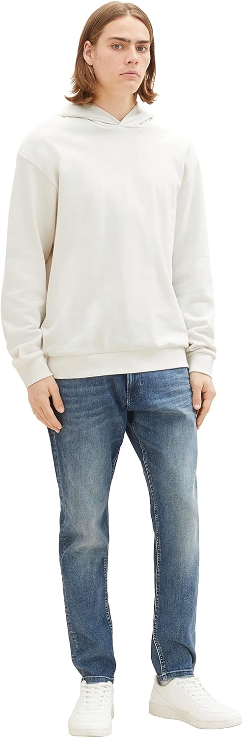 TOM TAILOR Denim Herren Slim Tapered Jeans 29W / 32L 10127 - Tinted Blue Denim, 29W / 32L 10127 - Ti