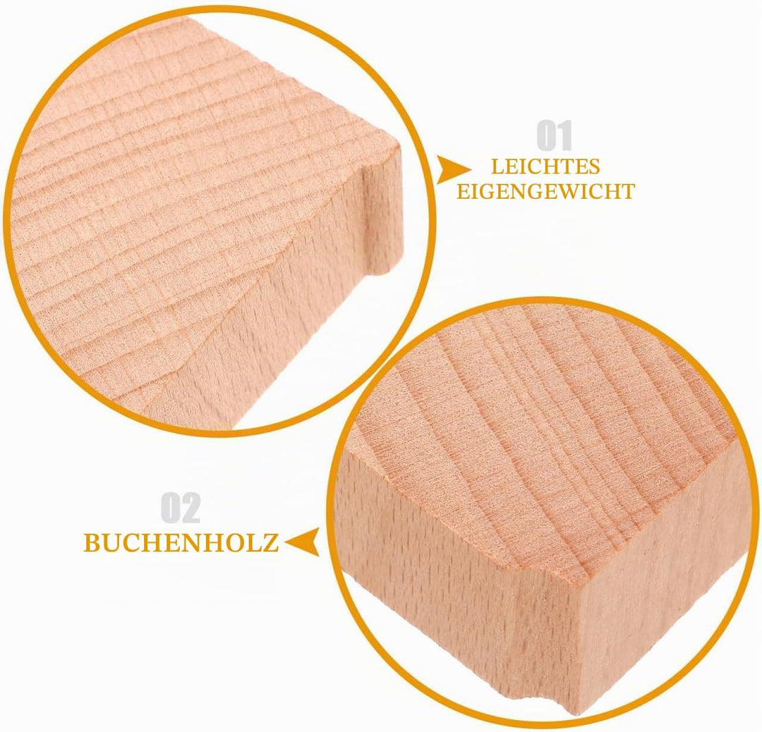 ibasenice Holz Zug Brückenstützen Set 6 Stück Eisenbahn Zubehör Für Kinder Spielzeug Kompatibel Mit