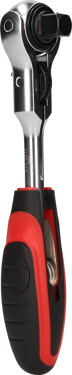 KS Tools 914.3815 MODIFIX 3/8 Zoll Mini-T-Griff-Schwenkkopf-Knarre, 72 Zahn