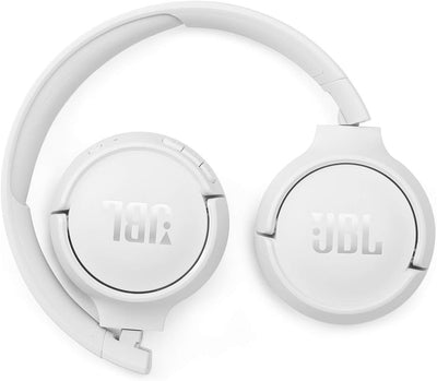 JBL Tune 510BT Kabellose On-Ear-Kopfhörer mit Purebass Sound, Weiss
