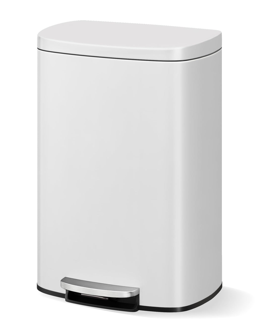 GarveeHome 50 L Metall mülleimer mit Deckel, grosser Mülleimer für die Küche, rostfreier Tretmülleim