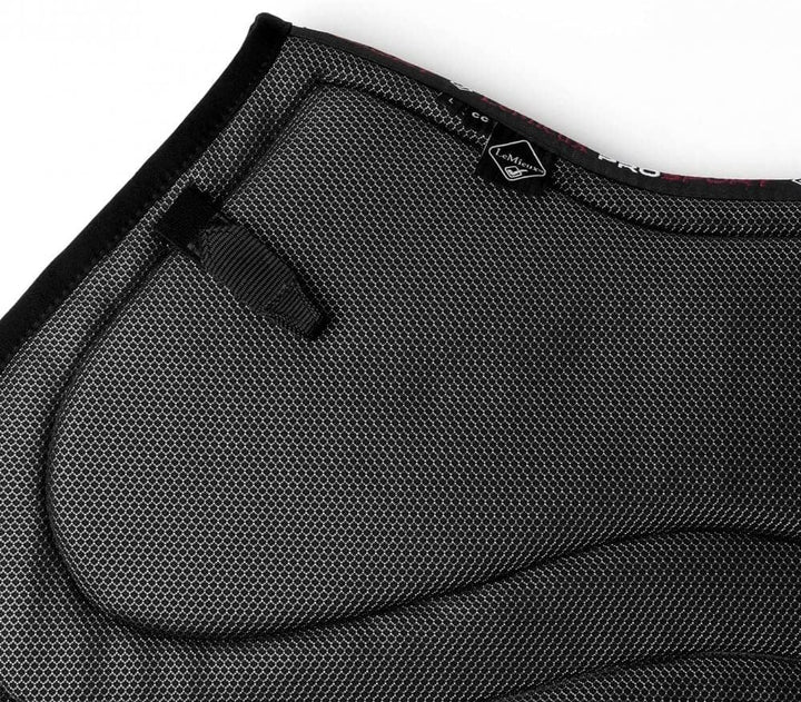LeMieux Prosport Lustre Close Contact Square (D-Ring), Satteldecke Unisex Erwachsene L Schwarz, L Sc