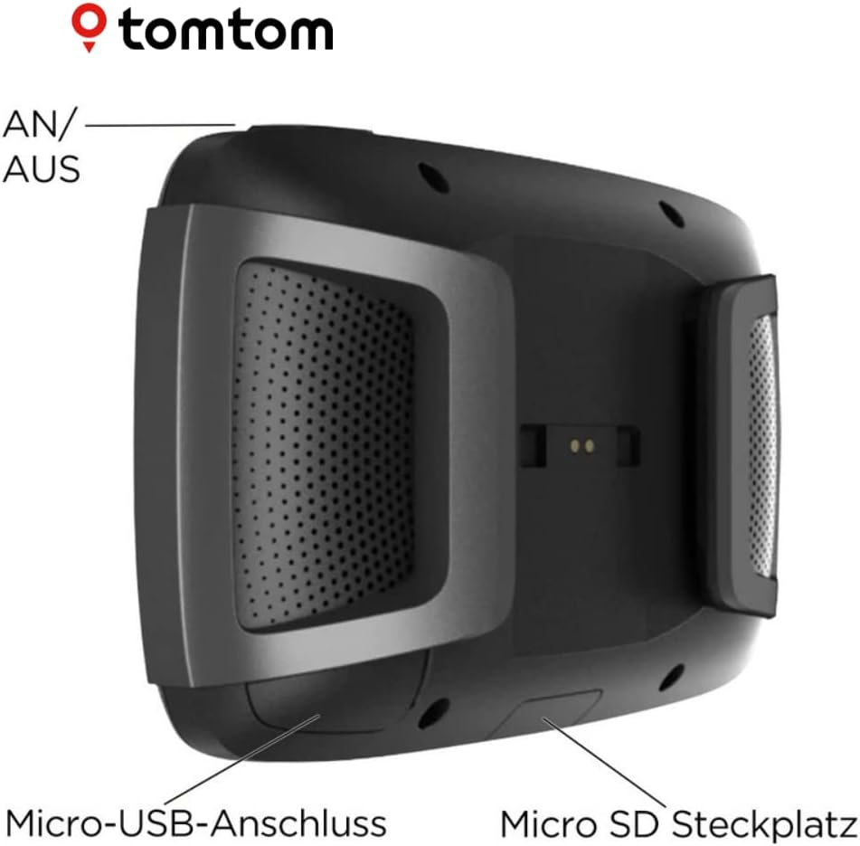 TomTom Navi Rider 50 (4,3 Zoll, kurvige und bergige Strecken speziell, Stauvermeidung dank Traffic,