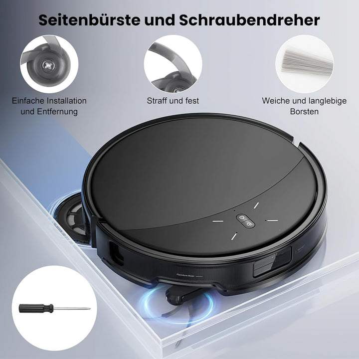 34-Pack Zubehörset für Roborock Saros 10R/Qrevo CurvX/Qrevo Curv 2 ProX/Curv 2 Pro Saugroboter, 4 Ha