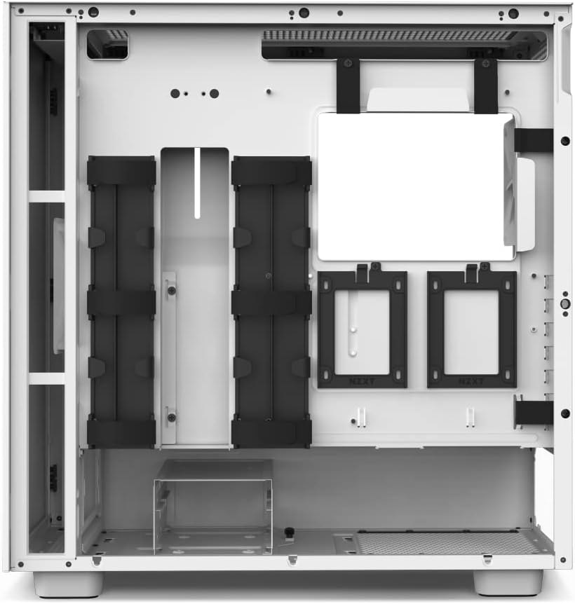 NZXT H7 ATX Mid Tower Chassis. White H7 Base Weiss